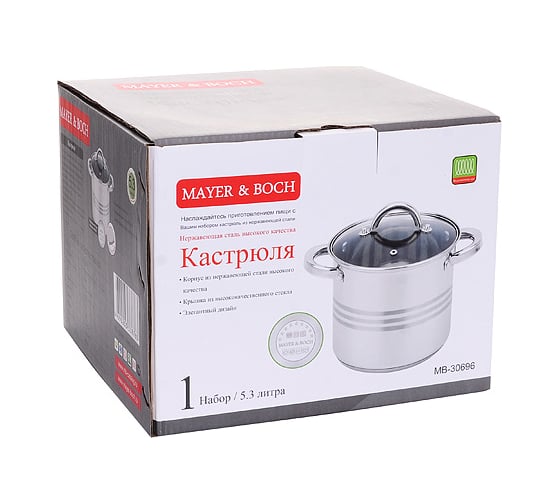 Кастрюля MAYER&BOCH 5,3 л 30696 MB (х4)