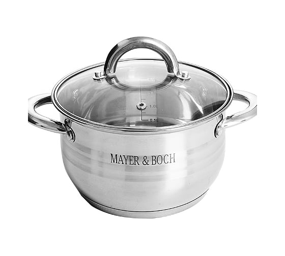 Кастрюля MAYER&BOCH 3,8 л 24032 МВ (х12) 1