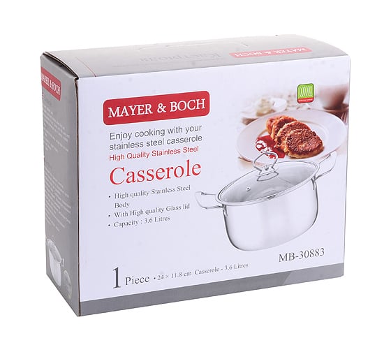 Кастрюля MAYER&BOCH 3,6 л 30883 MB (х12)