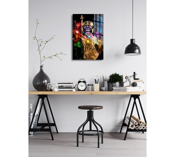 Картина на стекле ARTABOSKO марвел 4 40x60 WBR-1278-15-04