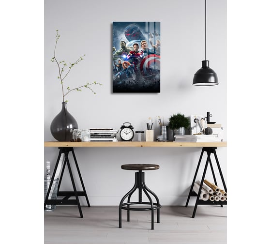 Картина на стекле ARTABOSKO марвел 1 40x60 WBR-1273-15-04