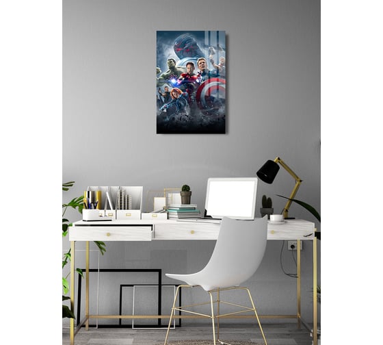 Картина на стекле ARTABOSKO марвел 1 40x60 WBR-1273-15-04