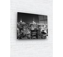 Картина на стекле ARTABOSKO черно-белый город 1 60x80 WBR-01-876-06