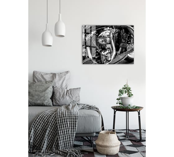 Картина на стекле ARTABOSKO мотоцикл 5 60x80 WBR-10-779-06