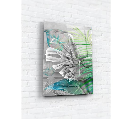 Картина на стекле ARTABOSKO монстера 2 60x80 WBR-01-773-06/2 1