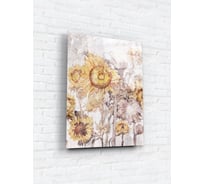 Картина на стекле ARTABOSKO подсолнух 2 60x80 WBR-01-769-06/2