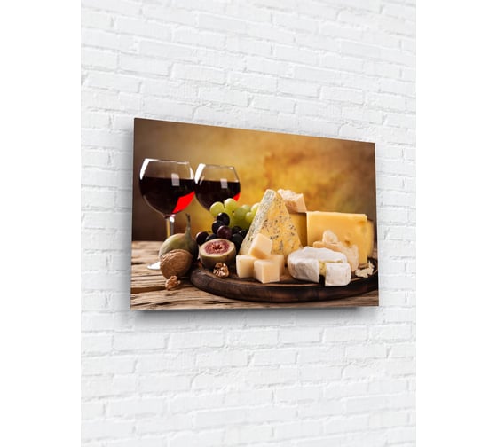 Картина на стекле ARTABOSKO сырный сет 2 40x60 GR-02-05-04 1