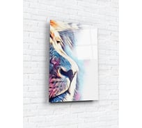 Картина на стекле ARTABOSKO цветной лев 3 40x60 WBR-02-354-04