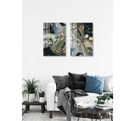 Картина на стекле ARTABOSKO калипсо 2 40x60 LM-08-56-04