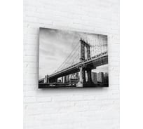 Картина на стекле ARTABOSKO черно-белый город 3 60x80 WBR-01-878-06