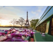 Картина на стекле ARTABOSKO лавочка в париже 40x60 ARR-02-60-04