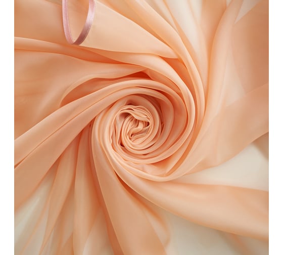 Комплект штор для кухни witerra дуэт, персик, 500x180 70332