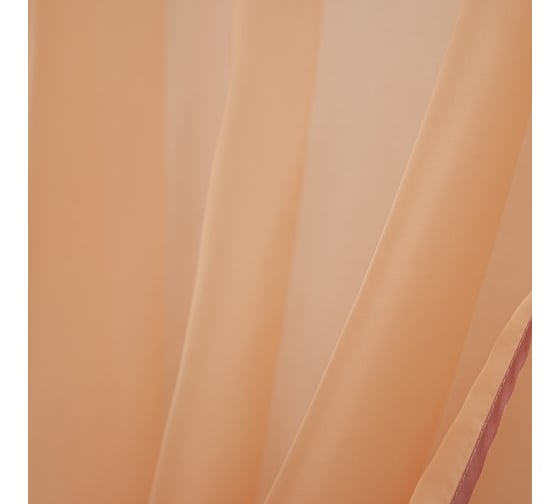 Комплект штор для кухни witerra дуэт, персик, 500x180 70332