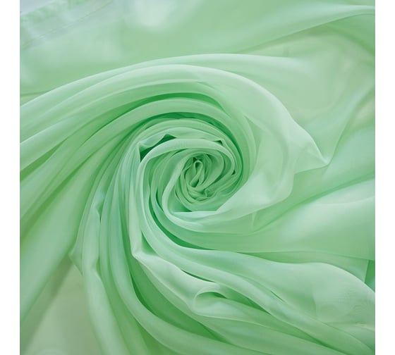 Комплект штор для кухни witerra дуэт, светло-зеленый, 500x180 70334