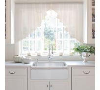 Комплект штор для кухни witerra дуо, 300x120, молочный 46063