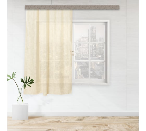 Тюль witerra вилладж 135x180, шампань 109202 1