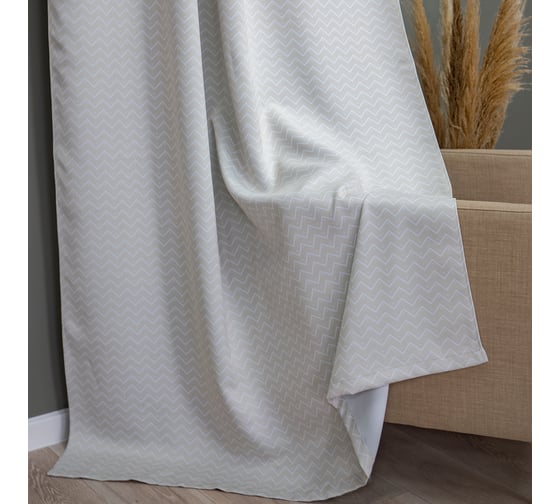 Штора witerra печать 0095 блэкаут, бежевый, 150x270, 1 шт 109177 1