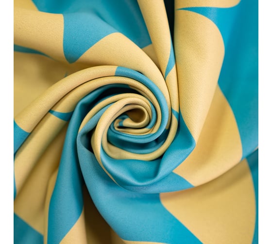 Штора witerra печать 0357 блэкаут, желтый, 150x270, 1 шт 109175
