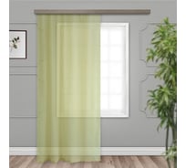 Штора witerra тюль лен 300x260 см светло-зеленый 15658