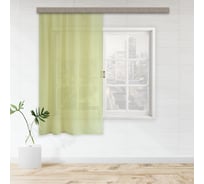Штора witerra тюль лен 140x180 см светло-зеленый 106384