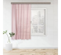 Штора witerra тюль лен 140x180 см засушенная роза 106427