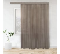 Штора witerra тюль глянец 300x275 см какао 108087