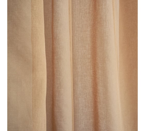 Штора witerra тюль лен 150x275 см какао 46277