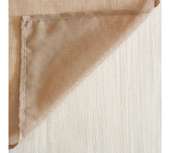 Штора witerra тюль лен 150x275 см какао 46277