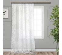 Штора witerra тюль деворе цветы jyc005 молочный 300x275 см 100689