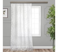 Штора witerra тюль деворе цветы jyc005 молочный 150x260 см 108697