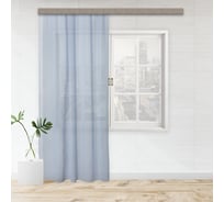 Штора witerra тюль лен 150x275 см голубой 109060