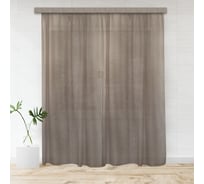 Штора witerra тюль глянец 500x275 см какао 109106