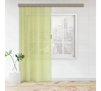 Штора witerra тюль лен 500x275 см светло-зеленый 100223