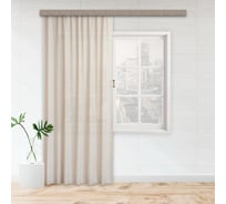 Штора witerra тюль волна какао 150x260 см 106355