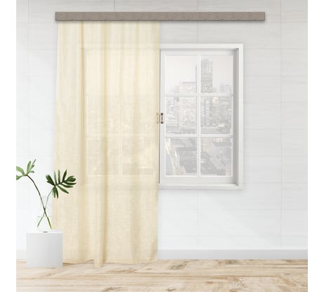 Штора witerra тюль вилладж 150x275 см шампань 109057