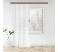 Штора witerra тюль с вышивкой диамант белый 150x260 см 44690