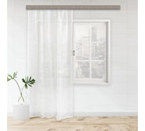 Штора witerra тюль с резиновым рисунком jyp002 цветы 500x260 см 100654