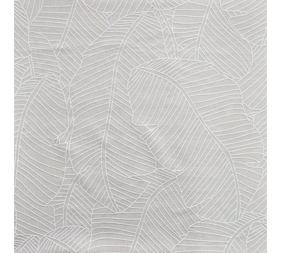 Штора witerra тюль с резиновым рисунком jyp002 листья 500x260 см 100653