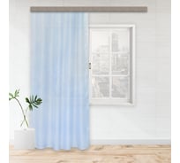 Штора witerra тюль глянец 150x275 см голубой 109094