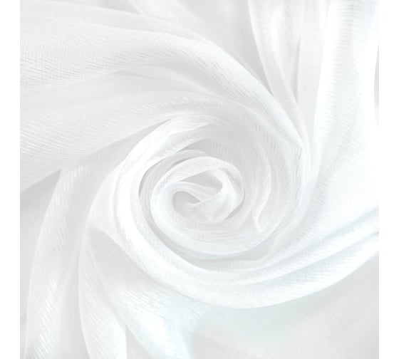 Штора witerra тюль глянец 150x275 см белый 109093