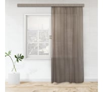 Штора witerra тюль глянец 150x275 см какао 109096