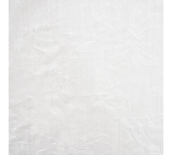 Штора witerra тюль с резиновым рисунком jyp002 цветы 150x260 см 100646
