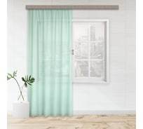 Штора witerra тюль волна мятный 150x260 см 106354
