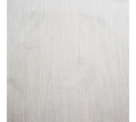 Штора witerra тюль с резиновым рисунком jyp002 перья 150x260 см 100643