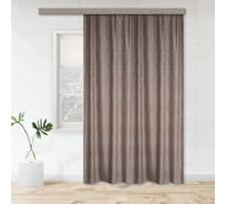 Портьерная штора witerra жаккард акация темно-бежевый 190x275 см 1 шт 46251
