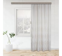 Портьерная штора witerra жаккард акация светло-бежевый 135x260 см 1 шт 45438