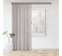 Штора witerra тюль сияние 150x275 см бежевый 108022