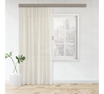 Штора witerra тюль сияние 200x260 см кремовый 108101