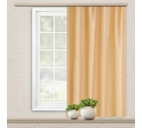 Портьерная штора для кухни witerra жаккард бамбук золото 135x180 см 1 шт 101037