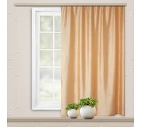 Портьерная штора для кухни witerra тергалет золото 135x180 см 1 шт 99962